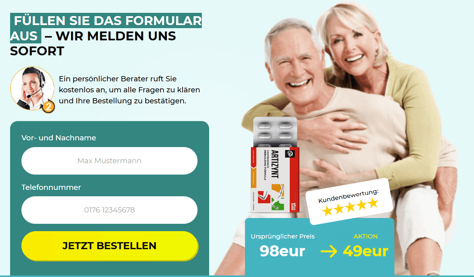 Preis der ArtiZynt-Kapsel